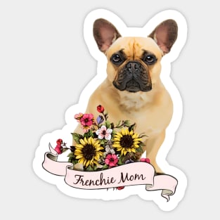 French bulldog mom, Frenchie mother Sticker